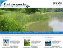 Tablet Screenshot of enviroscapesinc.com